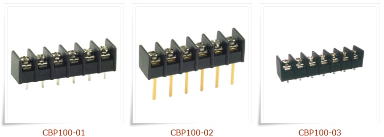 CBP100 柵欄式接線端子台_PCB端子台
